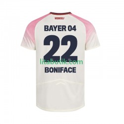 Bayer 04 Leverkusen Victor Boniface 22 Män Borta Fotbollströja 2025-2026 Kortärmad Bayer 04 Leverkusen Victor Boniface 22 Män Borta Fotbollströja 2025-2026 Kortärmad