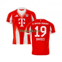 FC Bayern München Alphonso Davies 19 Män Hemma Fotbollströja 2025-2026 Kortärmad FC Bayern München Alphonso Davies 19 Män Hemma Fotbollströja 2025-2026 Kortärmad
