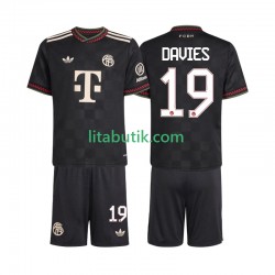 FC Bayern München Alphonso Davies 19 Barn Tredje Fotbollströja 2025-2026 Kortärmad FC Bayern München Alphonso Davies 19 Barn Tredje Fotbollströja 2025-2026 Kortärmad