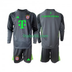 FC Bayern München Målvakt Barn Borta Fotbollströja 2025-2026 Långärmad FC Bayern München Målvakt Barn Borta Fotbollströja 2025-2026 Långärmad