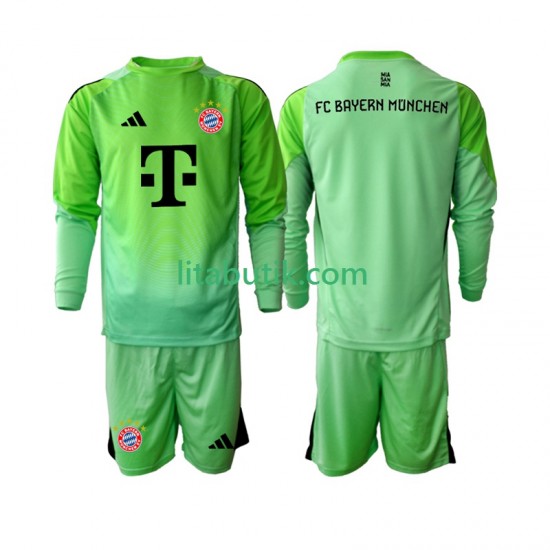 FC Bayern München Målvakt Barn Hemma Fotbollströja 2025-2026 Långärmad