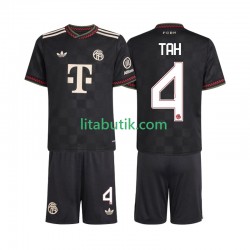 FC Bayern München Jonathan Tah 4 Barn Tredje Fotbollströja 2025-2026 Kortärmad FC Bayern München Jonathan Tah 4 Barn Tredje Fotbollströja 2025-2026 Kortärmad