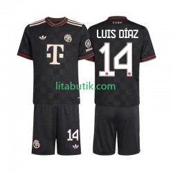 FC Bayern München Luis Diaz 14 Barn Tredje Fotbollströja 2025-2026 Kortärmad FC Bayern München Luis Diaz 14 Barn Tredje Fotbollströja 2025-2026 Kortärmad