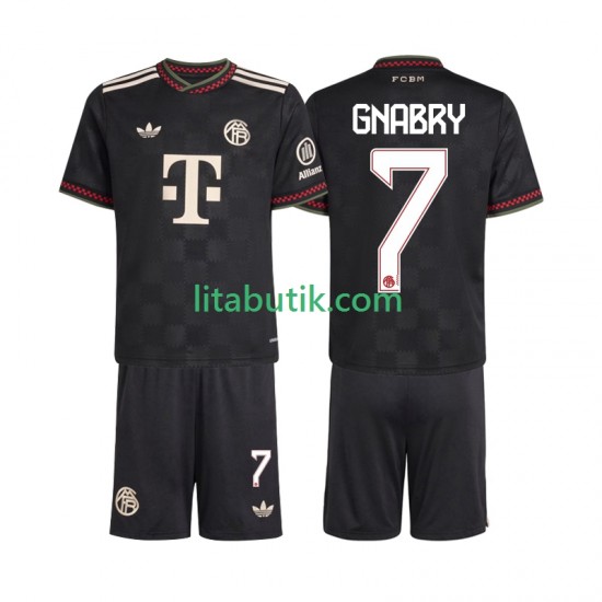 FC Bayern München Serge Gnabry 7 Barn Tredje Fotbollströja 2025-2026 Kortärmad