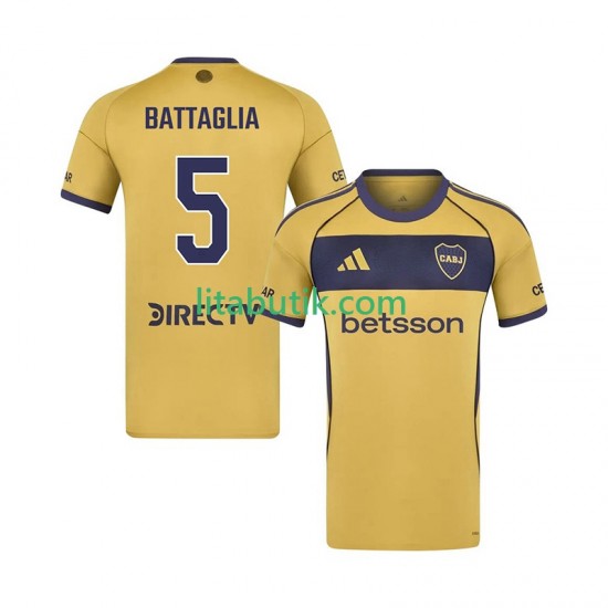 CA Boca Juniors Rodrigo Battaglia 5 Män Borta Fotbollströja 2025-2026 Kortärmad