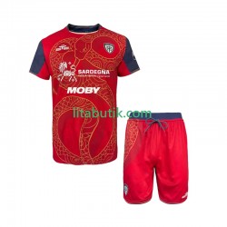 Cagliari Special Barn Hemma Fotbollströja 2025-2026 Kortärmad Cagliari Special Barn Hemma Fotbollströja 2025-2026 Kortärmad