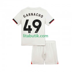 Chelsea Alejandro Garnacho 49 Barn Borta Fotbollströja 2025-2026 Kortärmad