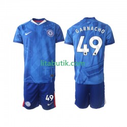 Chelsea Alejandro Garnacho 49 Barn Hemma Fotbollströja 2025-2026 Kortärmad
