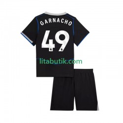 Chelsea Alejandro Garnacho 49 Barn Tredje Fotbollströja 2025-2026 Kortärmad