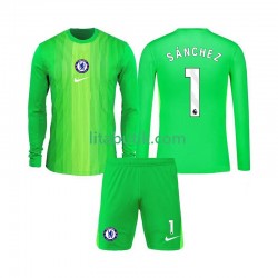 Chelsea Robert Sanchez 1 Målvakt Barn Borta Fotbollströja 2025-2026 Långärmad