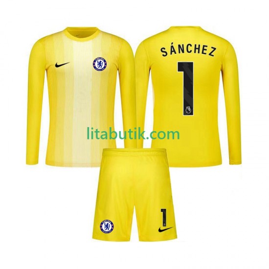 Chelsea Robert Sanchez 1 Målvakt Barn Tredje Fotbollströja 2025-2026 Långärmad