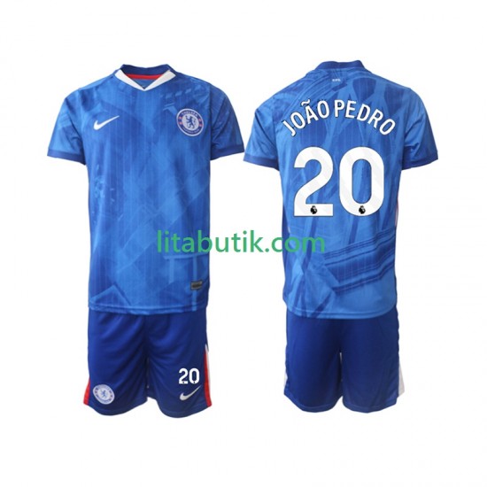 Chelsea joao pedro 20 Barn Hemma Fotbollströja 2025-2026 Kortärmad
