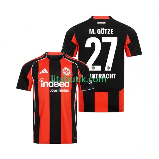 Eintracht Frankfurt Mario Gotze 27 Män Hemma Fotbollströja 2025-2026 Kortärmad