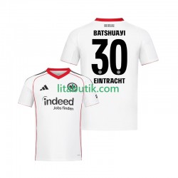 Eintracht Frankfurt Michy Batshuayi 30 Män Borta Fotbollströja 2025-2026 Kortärmad Eintracht Frankfurt Michy Batshuayi 30 Män Borta Fotbollströja 2025-2026 Kortärmad