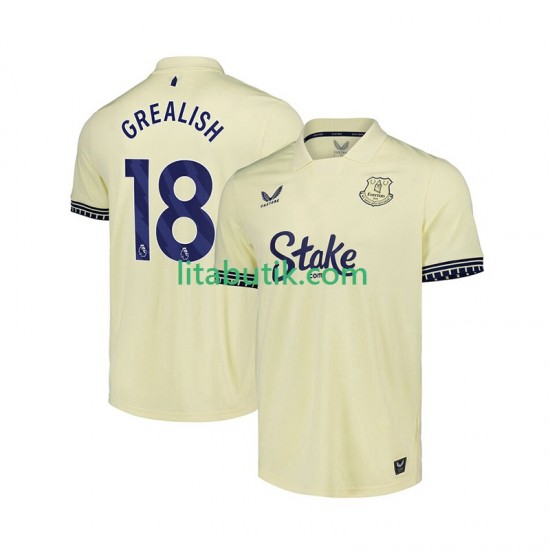 Everton Jack Grealish 18 Män Borta Fotbollströja 2025-2026 Kortärmad