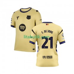 FC Barcelona Frenkie de Jong 21 Champions League Män Borta Fotbollströja 2025-2026 Kortärmad FC Barcelona Frenkie de Jong 21 Champions League Män Borta Fotbollströja 2025-2026 Kortärmad