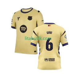 FC Barcelona Gavi 6 Champions League Män Borta Fotbollströja 2025-2026 Kortärmad FC Barcelona Gavi 6 Champions League Män Borta Fotbollströja 2025-2026 Kortärmad