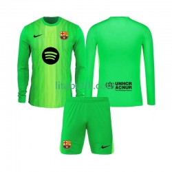 FC Barcelona Målvakt Barn Hemma Fotbollströja 2025-2026 Långärmad FC Barcelona Målvakt Barn Hemma Fotbollströja 2025-2026 Långärmad
