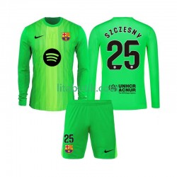 FC Barcelona Szczesny 25 Målvakt Barn Hemma Fotbollströja 2025-2026 Långärmad FC Barcelona Szczesny 25 Målvakt Barn Hemma Fotbollströja 2025-2026 Långärmad