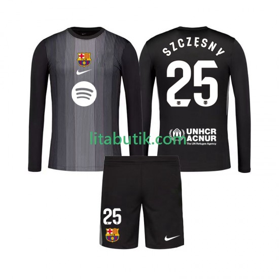 FC Barcelona Szczesny 25 Målvakt Barn Tredje Fotbollströja 2025-2026 Långärmad