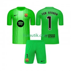 FC Barcelona Ter Stegen 1 Målvakt Barn Hemma Fotbollströja 2025-2026 Kortärmad FC Barcelona Ter Stegen 1 Målvakt Barn Hemma Fotbollströja 2025-2026 Kortärmad