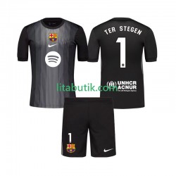 FC Barcelona Ter Stegen 1 Målvakt Barn Tredje Fotbollströja 2025-2026 Kortärmad FC Barcelona Ter Stegen 1 Målvakt Barn Tredje Fotbollströja 2025-2026 Kortärmad