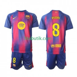 FC Barcelona Pedri 8 Barn Hemma Fotbollströja 2025-2026 Kortärmad FC Barcelona Pedri 8 Barn Hemma Fotbollströja 2025-2026 Kortärmad