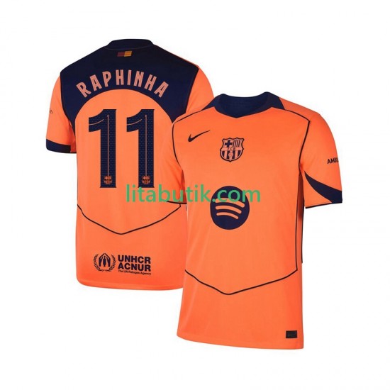 FC Barcelona Raphinha 11 Champions League Män Tredje Fotbollströja 2025-2026 Kortärmad