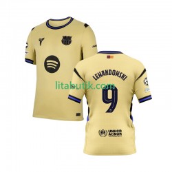 FC Barcelona Robert Lewandowski 9 Champions League Män Borta Fotbollströja 2025-2026 Kortärmad
