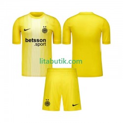 Inter Milan Målvakt Barn Borta Fotbollströja 2025-2026 Kortärmad Inter Milan Målvakt Barn Borta Fotbollströja 2025-2026 Kortärmad