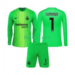 Inter Milan Yann Sommer 1 Målvakt Barn Tredje Fotbollströja 2025-2026 Långärmad Inter Milan Yann Sommer 1 Målvakt Barn Tredje Fotbollströja 2025-2026 Långärmad