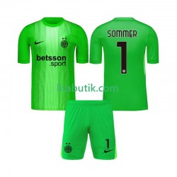 Inter Milan Yann Sommer 1 Målvakt Barn Tredje Fotbollströja 2025-2026 Kortärmad Inter Milan Yann Sommer 1 Målvakt Barn Tredje Fotbollströja 2025-2026 Kortärmad