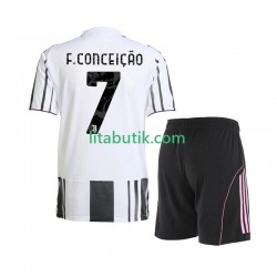 Juventus Francisco Conceicao 7 Barn Hemma Fotbollströja 2025-2026 Kortärmad