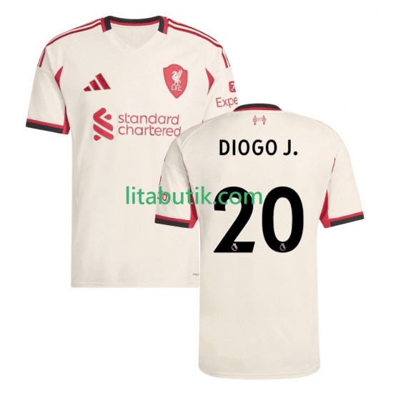Liverpool Diogo Jota 20 Män Borta Fotbollströja 2025-2026 Kortärmad