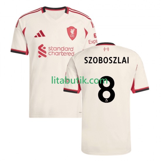Liverpool Dominik Szoboszlai 8 Män Borta Fotbollströja 2025-2026 Kortärmad