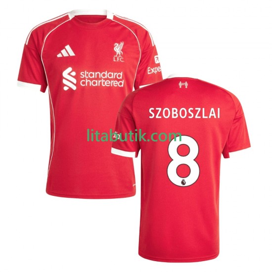 Liverpool Dominik Szoboszlai 8 Män Hemma Fotbollströja 2025-2026 Kortärmad