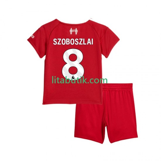 Liverpool Dominik Szoboszlai 8 Barn Hemma Fotbollströja 2025-2026 Kortärmad