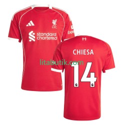 Liverpool Federico Chiesa 14 Män Hemma Fotbollströja 2025-2026 Kortärmad Liverpool Federico Chiesa 14 Män Hemma Fotbollströja 2025-2026 Kortärmad