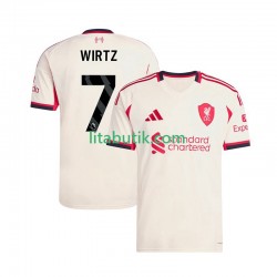 Liverpool Florian Wirtz 7 Män Borta Fotbollströja 2025-2026 Kortärmad Liverpool Florian Wirtz 7 Män Borta Fotbollströja 2025-2026 Kortärmad