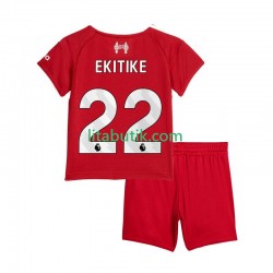 Liverpool Hugo Ekitike 22 Barn Hemma Fotbollströja 2025-2026 Kortärmad