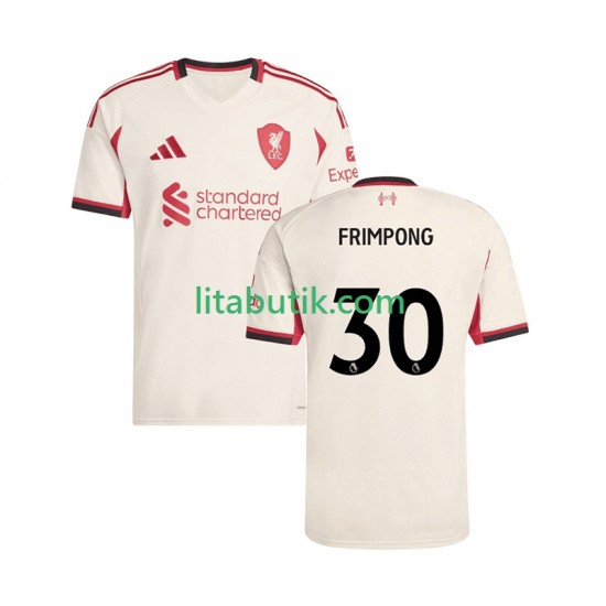 Liverpool Jeremie Frimpong 30 Män Borta Fotbollströja 2025-2026 Kortärmad