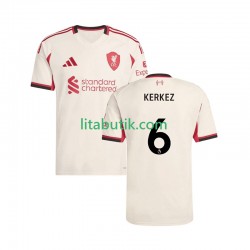 Liverpool Milos Kerkez 6 Män Borta Fotbollströja 2025-2026 Kortärmad Liverpool Milos Kerkez 6 Män Borta Fotbollströja 2025-2026 Kortärmad