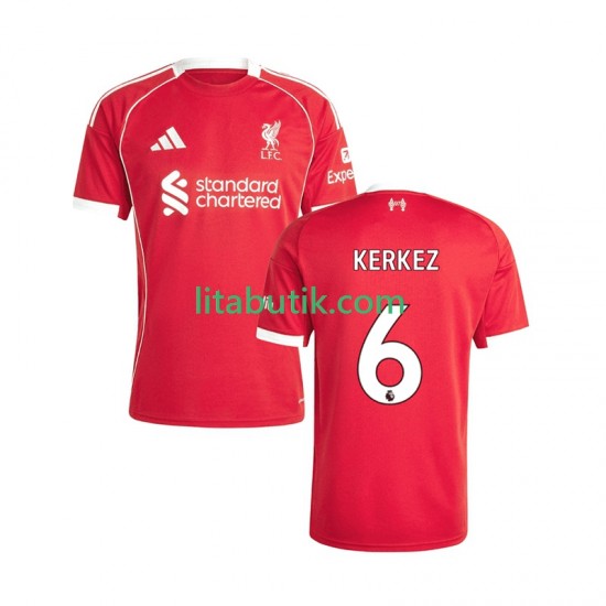Liverpool Milos Kerkez 6 Män Hemma Fotbollströja 2025-2026 Kortärmad