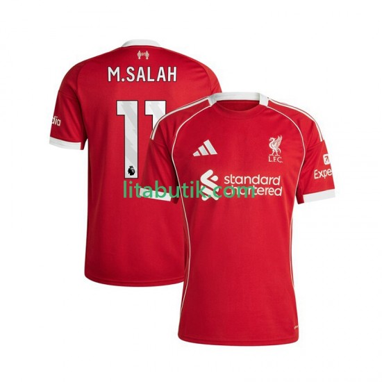 Liverpool Mohamed Salah 11 Män Hemma Fotbollströja 2025-2026 Kortärmad