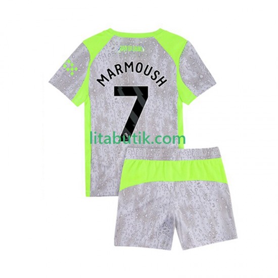 Manchester City Omar Marmoush 7 Barn Tredje Fotbollströja 2025-2026 Kortärmad