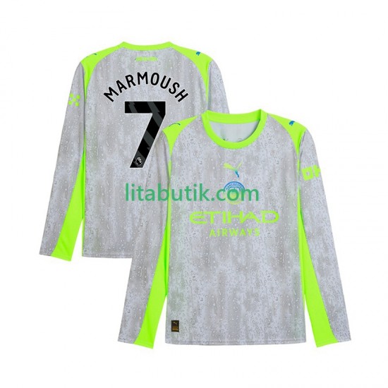 Manchester City Omar Marmoush 7 Män Tredje Fotbollströja 2025-2026 Långärmad