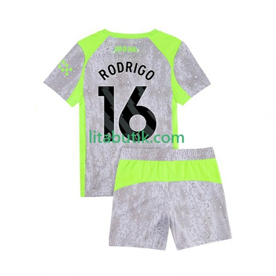 Manchester City Rodrigo Hernandez 16 Barn Tredje Fotbollströja 2025-2026 Kortärmad