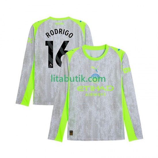 Manchester City Rodrigo Hernandez 16 Män Tredje Fotbollströja 2025-2026 Långärmad