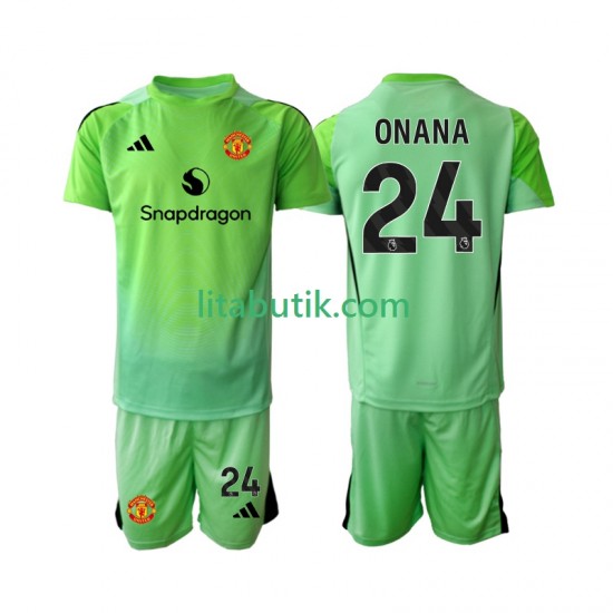 Manchester United Andre Onana 24 Målvakt Barn Fjärde Fotbollströja 2025-2026 Kortärmad