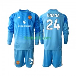 Manchester United Andre Onana 24 Målvakt Barn Hemma Fotbollströja 2025-2026 Långärmad Manchester United Andre Onana 24 Målvakt Barn Hemma Fotbollströja 2025-2026 Långärmad